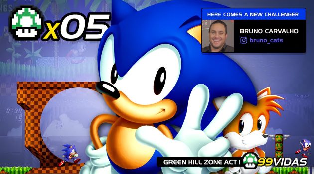 99Vidas 05 – Sonic the Hedgehog 1, 2 e 3