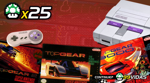 Cartucho Top Gear Super Nintendo Snes Jogo Game Corrida Fita