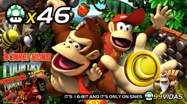 99Vidas 46 - Donkey Kong Country 1 - 99Vidas Podcast