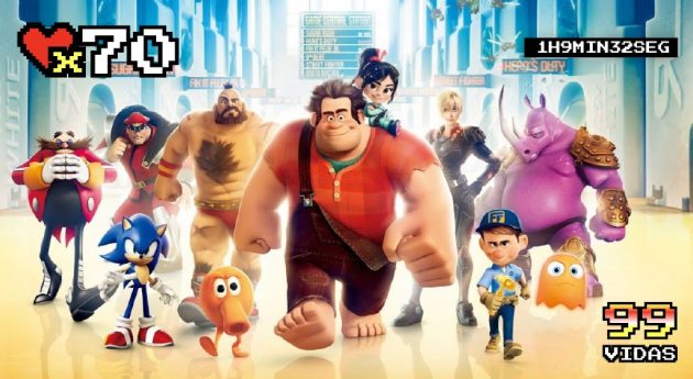 99vidas 70 – Detona Ralph, uma grande homenagem da Disney aos videogames!