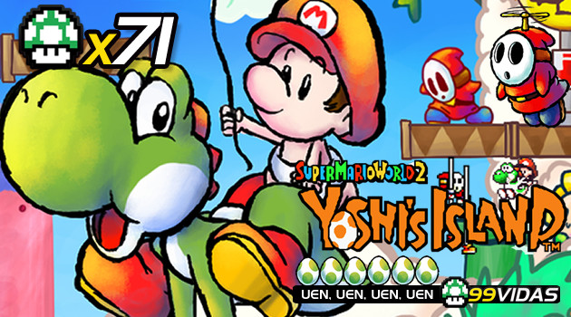 SUPER MARIO WORLD 2 YOSHI'S ISLAND - Gameplay do Início! 