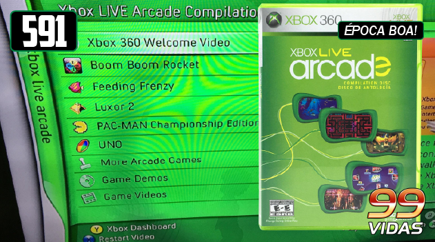 Usado: Jogo Xbox Live Arcade Compilation Disc - Xbox 360 em