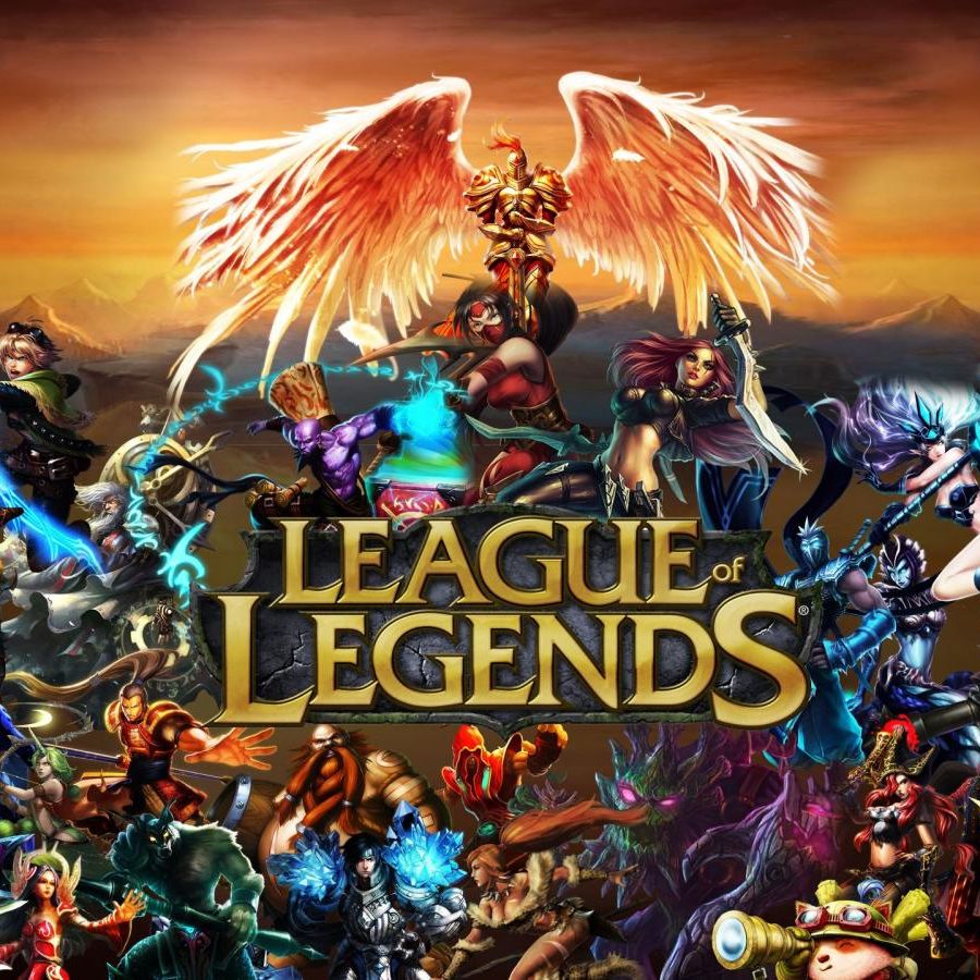 Capa do jogo League of Legends