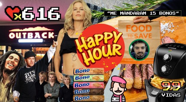 99Vidas 616 – Happy Hour: treta com Startup, vergonhas juvenis e o Dia do Churrasco