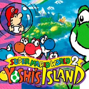 Capa do jogo Super Mario World 2: Yoshi’s Island