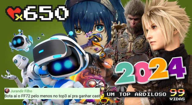 99Vidas 650 – Os Melhores Jogos de 2024