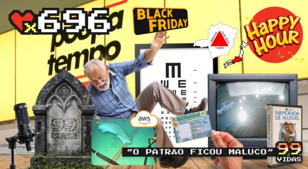 99Vidas 696 – Happy Hour: Nova Batida no Carro, Teste de Visão, Estados Maiores que Países, Fim dos Podcasts e Nomes Populares