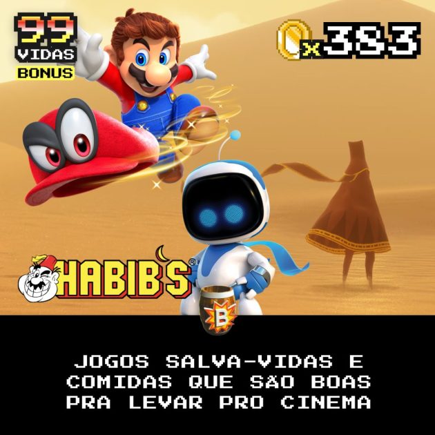 Bônus 383 – Jogos que recuperam a empolgação gamer e comidinhas de cinema!