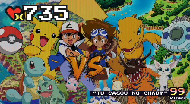 99Vidas 735 – Pokémon VERSUS Digimon